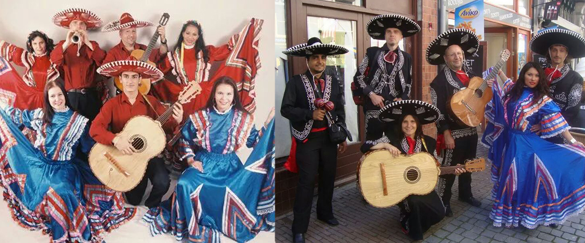 Mexicaans themafeest - muziek en danseressen Viva Mexico
